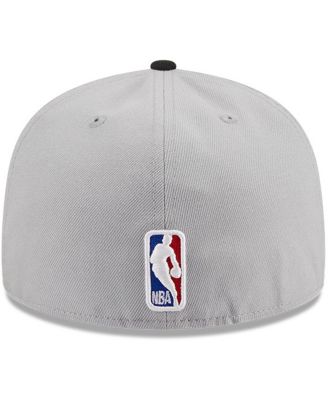 Men's Gray/Black Portland Trail Blazers Tip-Off Two-Tone 59FIFTY Fitted Hat