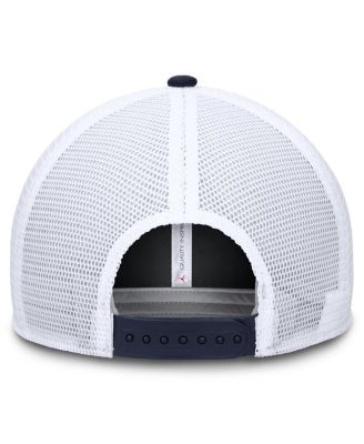 Men's Maize/White Michigan Wolverines Rise Adjustable Trucker Hat