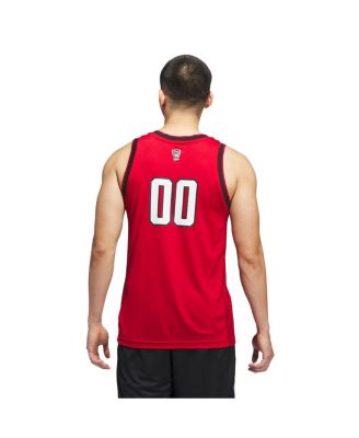 Men's 00 Red NC State Wolfpack Replica Swingman Jersey
