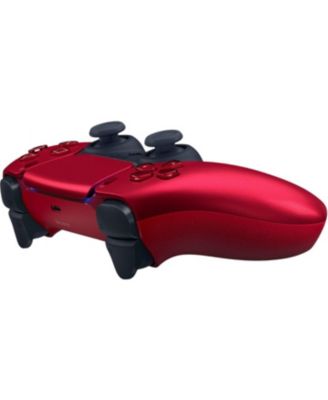 PlayStation 5 Slim Digital with Extra Volcanic Red Controller, Dual Charging Dock and MightySkins Game Pack Code