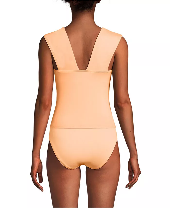 Women's Square Neck Underwire Tankini Top - thumbnail 10