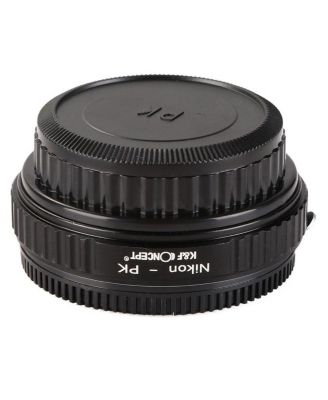 K&F Concept High Precision Lens Adapter Mount,NIK-PK with Glass