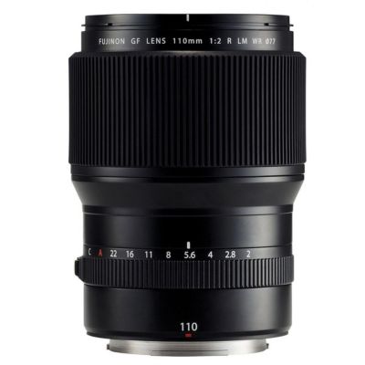 GF 110mm f/2 R WR LM Lens, Bundle with 77mm Digital Essentials Filter Kit and 19x19" Lens Wrap