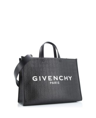 Бывшая в употреблении сумка Givenchy Medium G-Tote 4G из тисненого полотна с покрытием