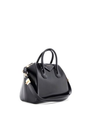 Бывшая в употреблении маленькая сумка Antigona от Givenchy из глазурованной кожи