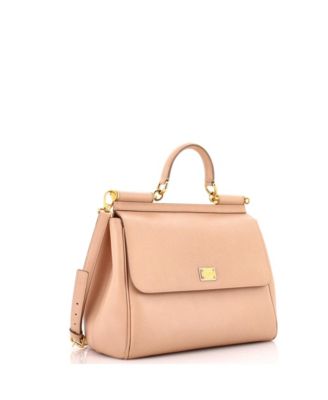 Кожаная сумка через плечо Miss Sicily, бывшая в употреблении у Dolce & Gabbana