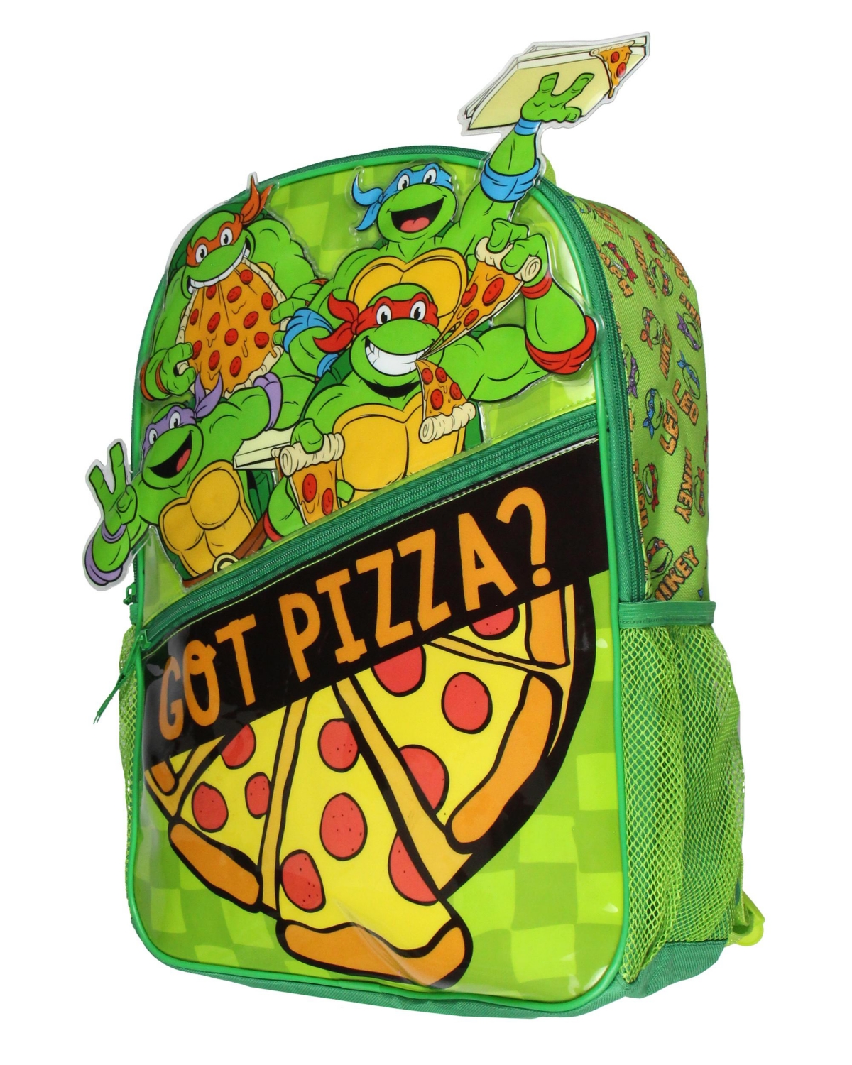 Tmnt Got Pizza Travel School Dual Compartment Backpack For Daily Use