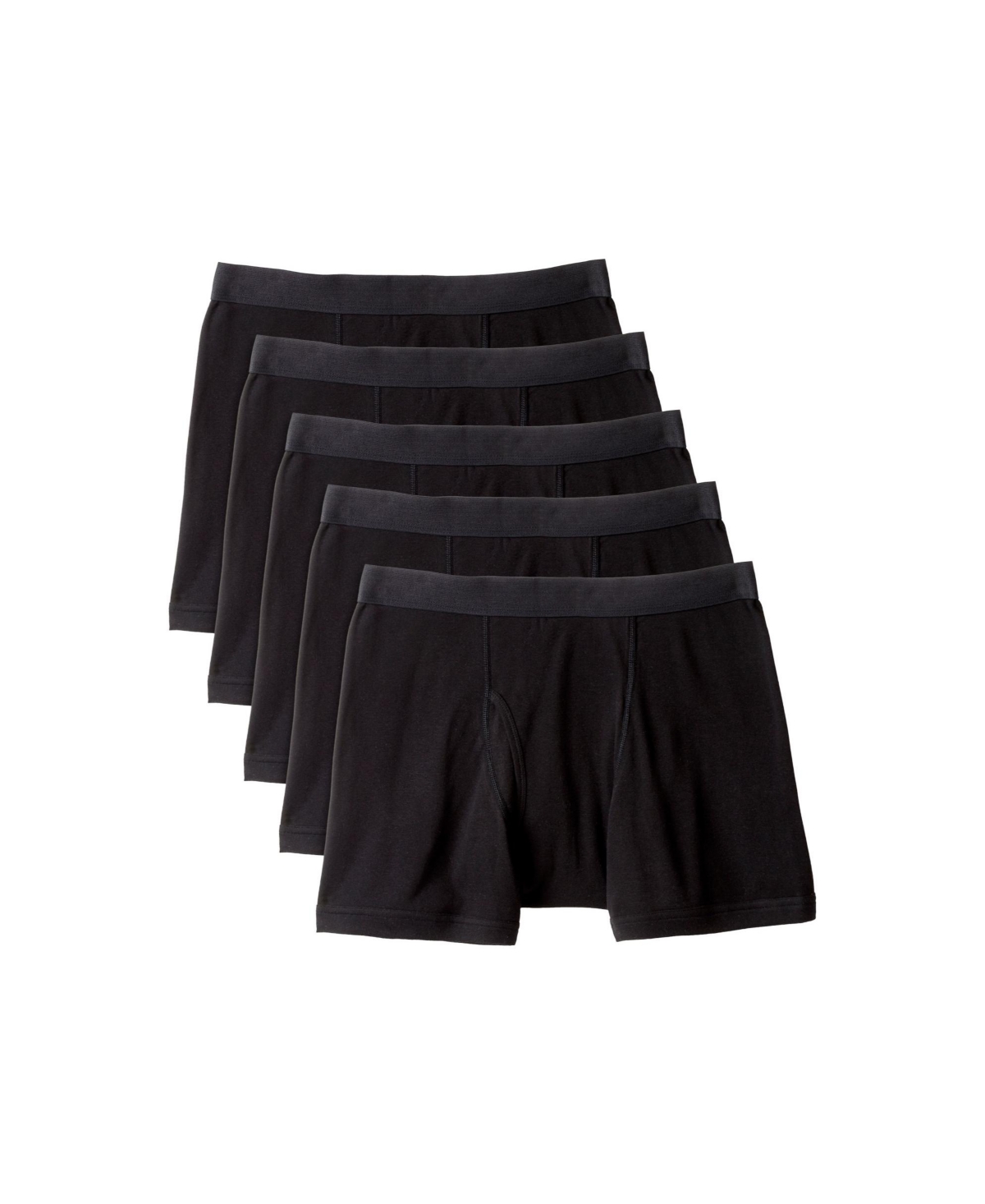 Big & Tall Cotton Boxer Briefs 5-Pack - Assorted cools