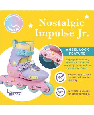 Nostalgic Impulse Jr. Inline Skates (Dino, size M)