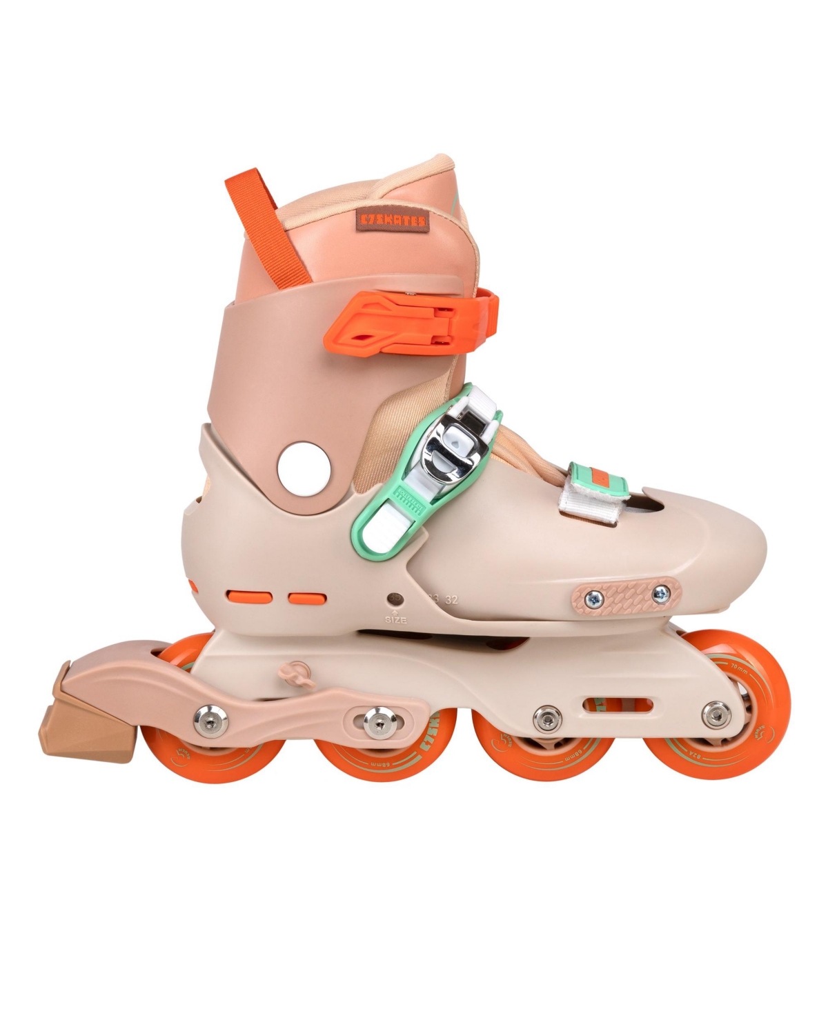 Nostalgic Impulse Jr. Inline Skates (Tangerine, size L) - Tangerine