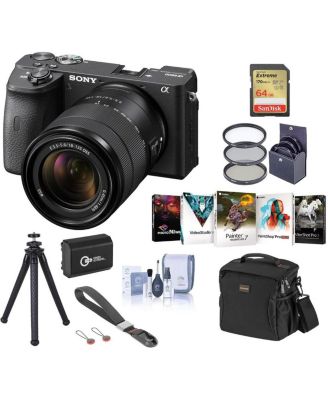 Sony Sony Alpha a6600 Mirrorless Camera with 18-135mm Lens - Bundle ...