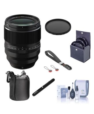 XF 50mm f/1.0 R WR Lens,Bundle with ProOptic 77mm Filter Kit, 77mm VND Filter, Wrist Strap, Lens Case, Lens Cleaner, Cleaning Kit
