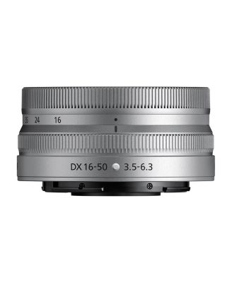 NIKKOR Z DX 16-50mm f/3.5-6.3 VR Lens, Silver, Bundle with ProOptic Pro Digital 46mm Multi Coated UV Filter, Cleaning Cloth