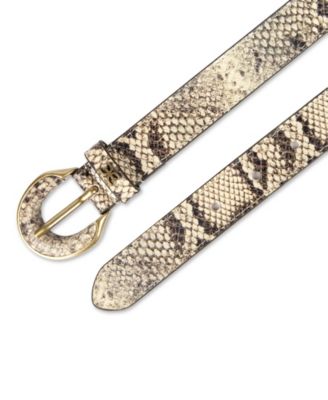 Women's Leather Harness Buckle Belt