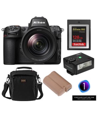 Z8 Mirrorless Camera with NIKKOR Z 24-120mm f/4 S Lens, Bundle with Alpine 140 Bag, 128GB CFexpress Type-B Memory Card, EN-EL15c Li-Ion Battery
