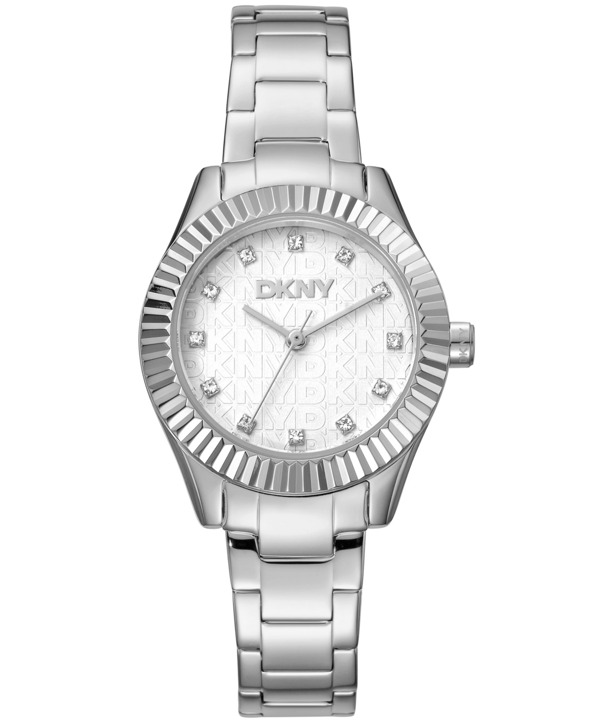 Women's Chambers Glitz Stainless Steel Bracelet Watch, 30mm - Silver