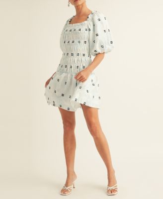 Женское платье с оборками и пышными рукавами от RISE STUDIO, INC от Jasmine