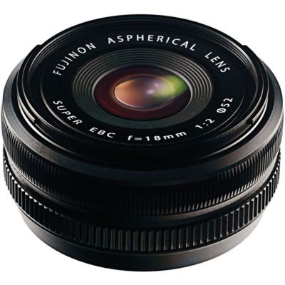 XF 18mm f/2.0 Lens, Bundle with 52mm Filter Kit, Cleaning Kit, Lens Wrap, Lens Case, Lens Cap Tether and Software Kit