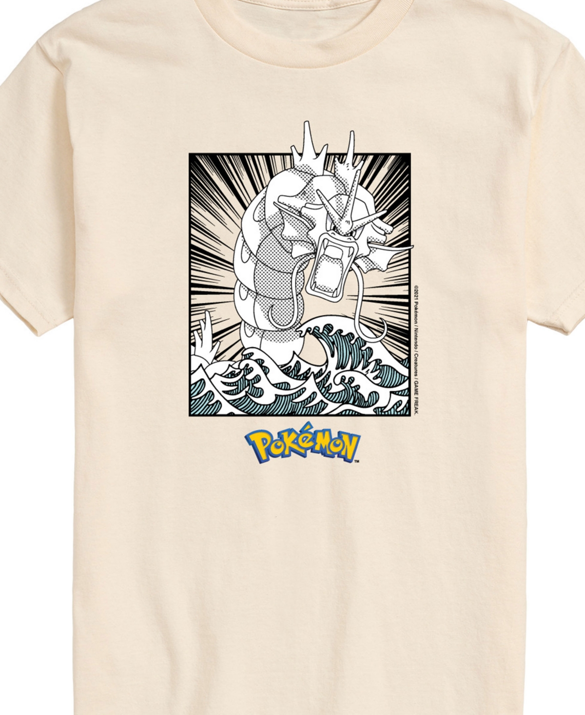 Airwaves Men's Pokemon Character Short Sleeve T-shirt In Beige