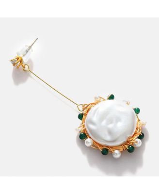 Women's Bead-Cluster Drop Earrings