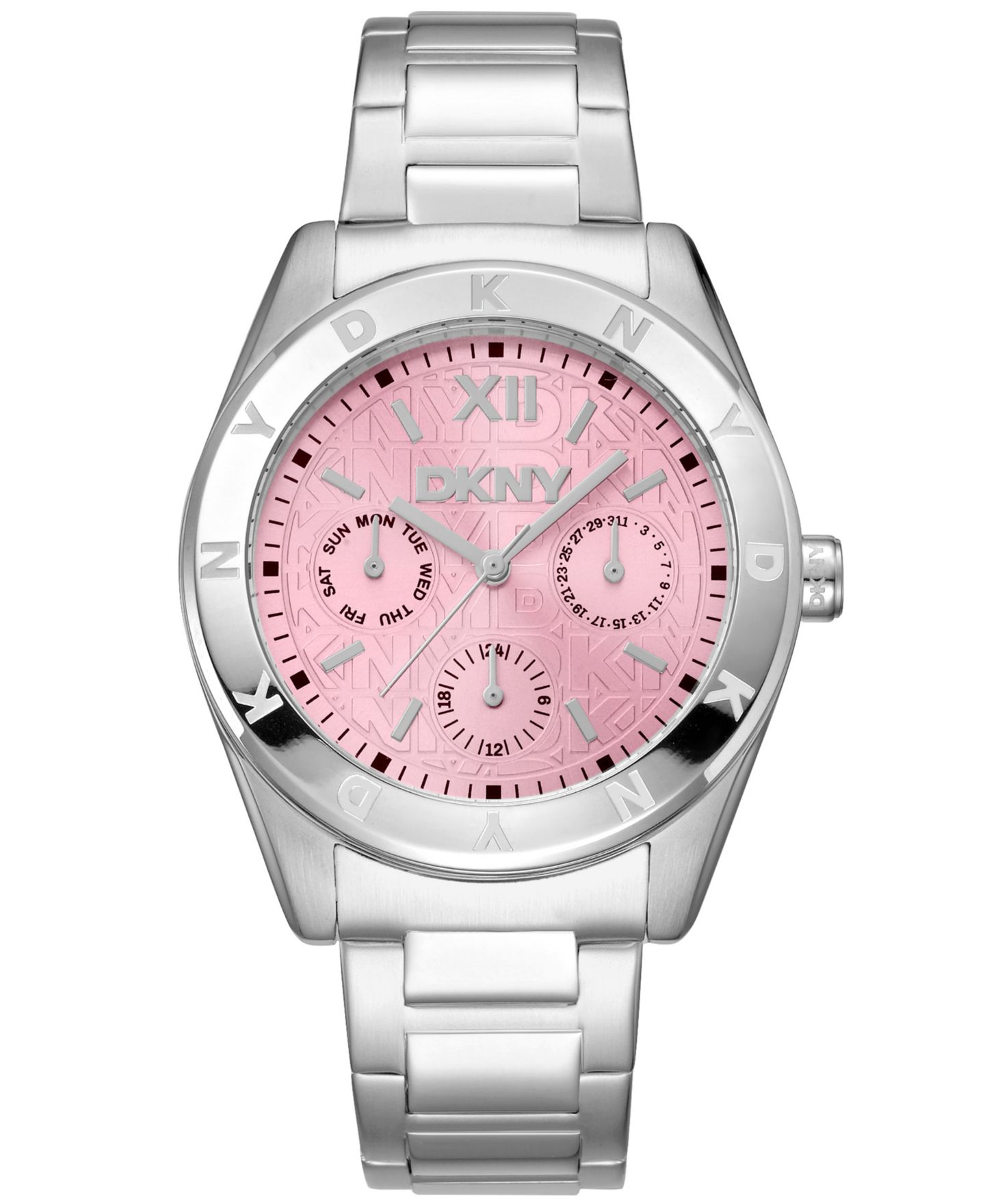 Женские часы DKNY Chambers Multi Sport Chronograph Stainless Steel Bracelet Watch, 36mm — фото 1
