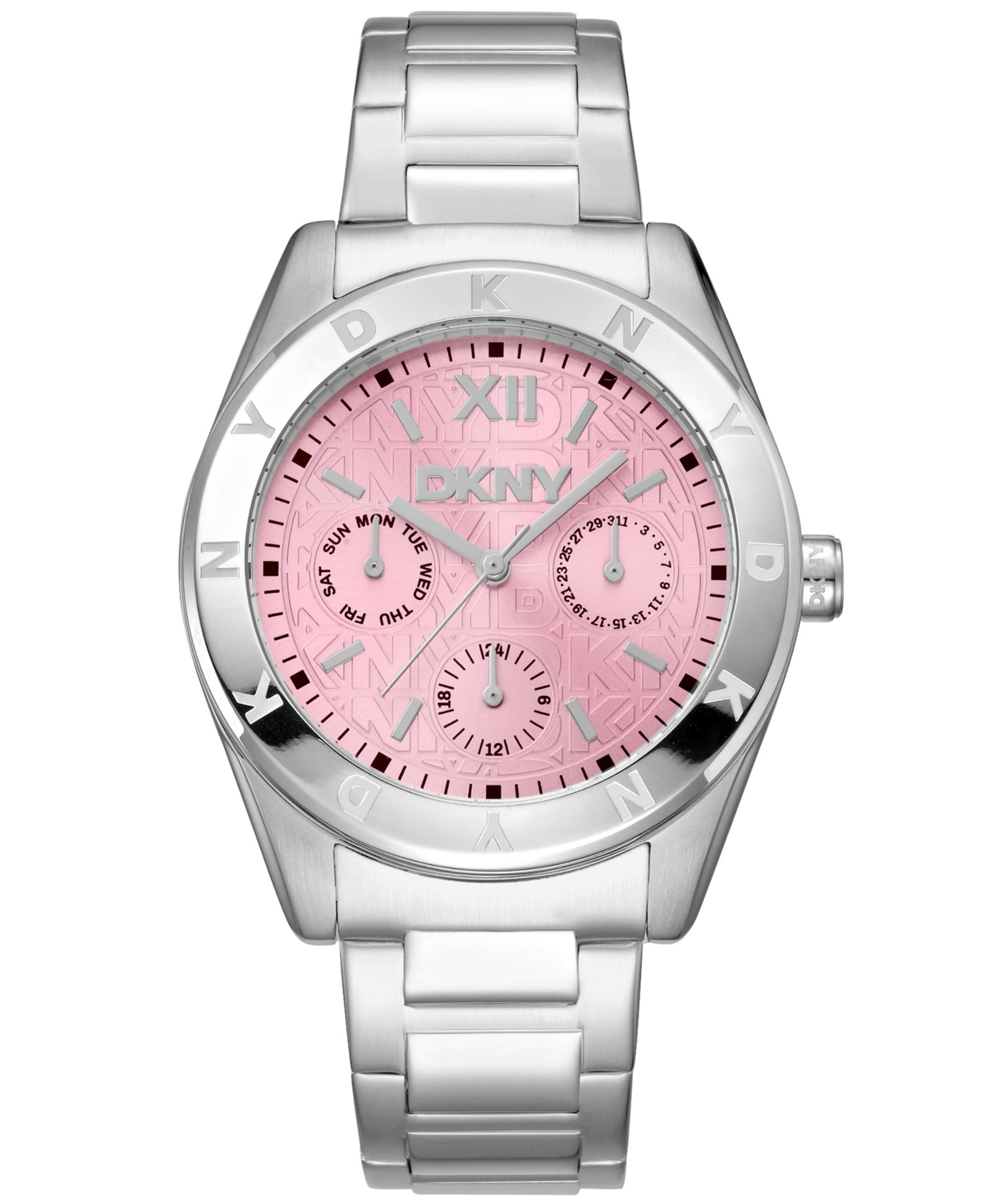 Women's Chambers Multi Sport Chronograph Stainless Steel Bracelet Watch, 36mm - Silver