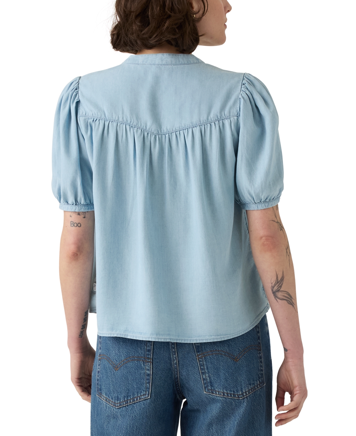 LEVI'S WOMEN'S AMELIE COTTON POPLIN BLOUSE 