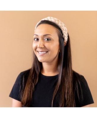 Women's Blushing Braid Headband - Taupe