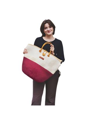 Life s Horizon Handmade Sisal Market Tote Basket