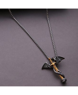 Women's Winged Pendant Necklace