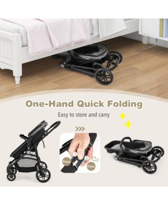 Baby 2 In 1 Foldable Stroller Travel Newborn