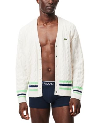 Men's 3-Pack Cotton Stretch Color Waistband Trunks