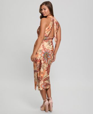 Женское платье GUESS Marsha без рукавов с асимметричным вырезом