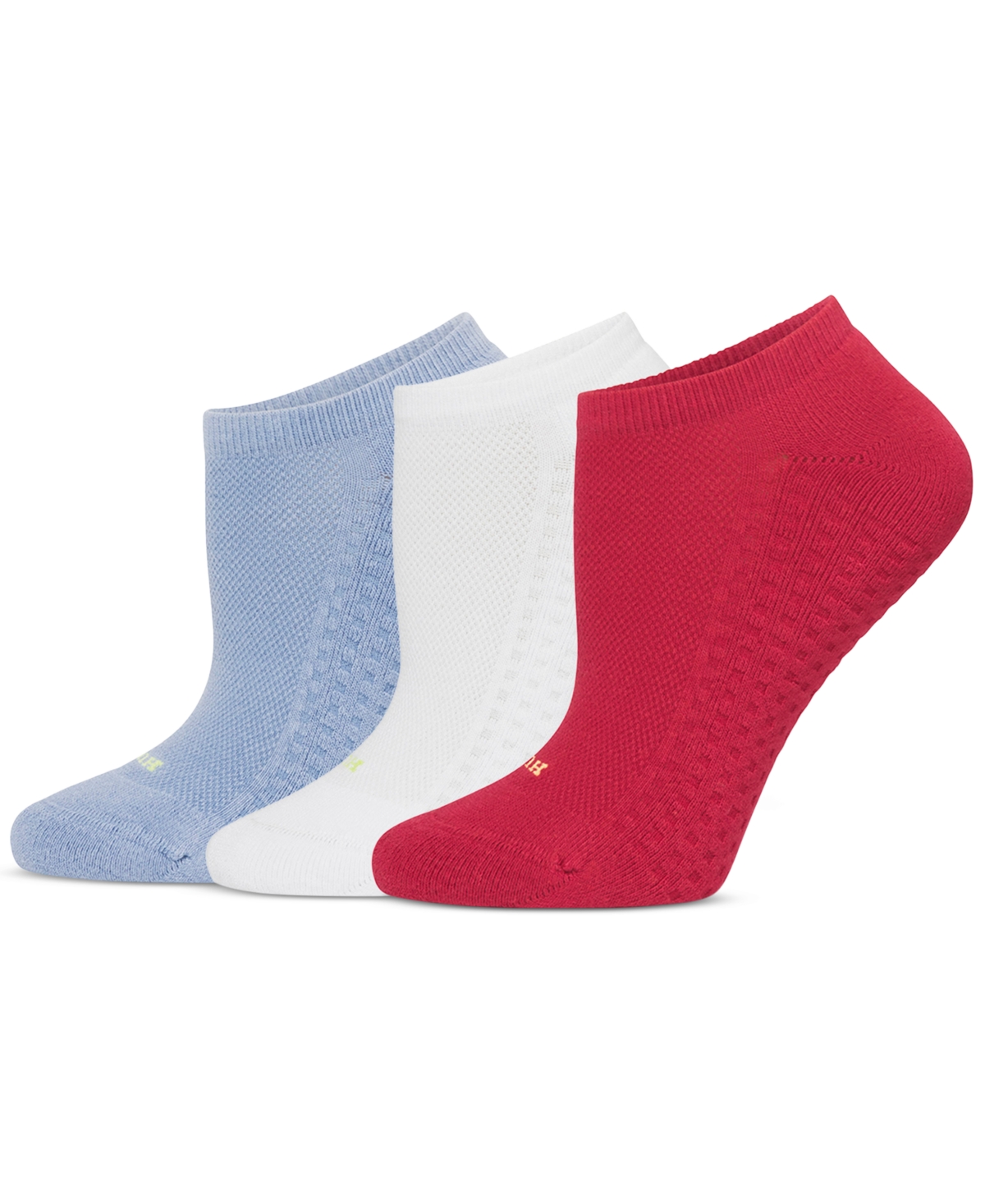Hue Women's Air Cushion No Show 3 Pack Socks U12798