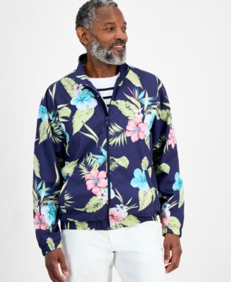 Club Room Men's Hibiscus Floral Lightweight Jacket, Exclusively at