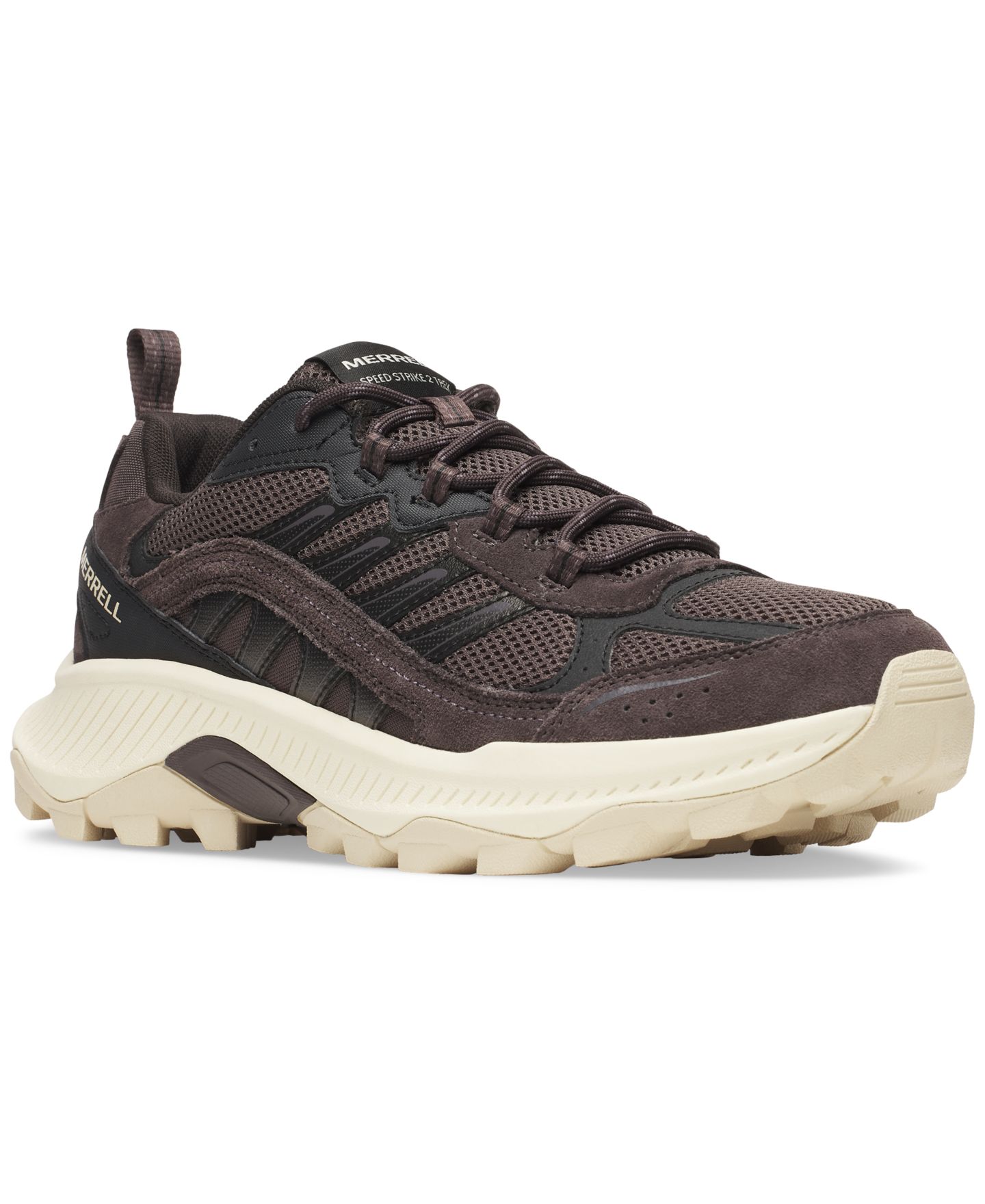 Мужские трекинговые кроссовки Merrell Speed Strike 2 на шнуровке, цвет: Coal — фото 1