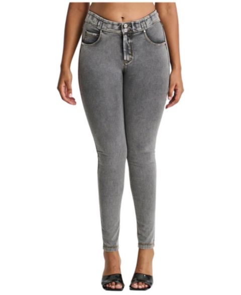 Женские джинсы Freddy High-Rise Shaping Denim Skinny, цвет: Серый