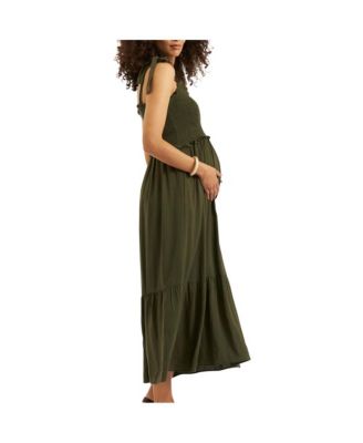 Maternity Ripe Brandi Shirred Dress