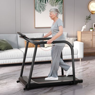 2.5 HP Walking Treadmill with Long Handrails for Seniors