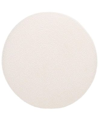 Riah Boucle Round Ottoman