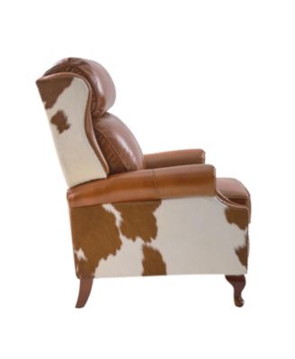 Terecita Traditional Richard Cowhide Genuine Leather Manual Recline