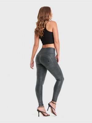 Women's Snake Skin High-Rise Sculpting Pants