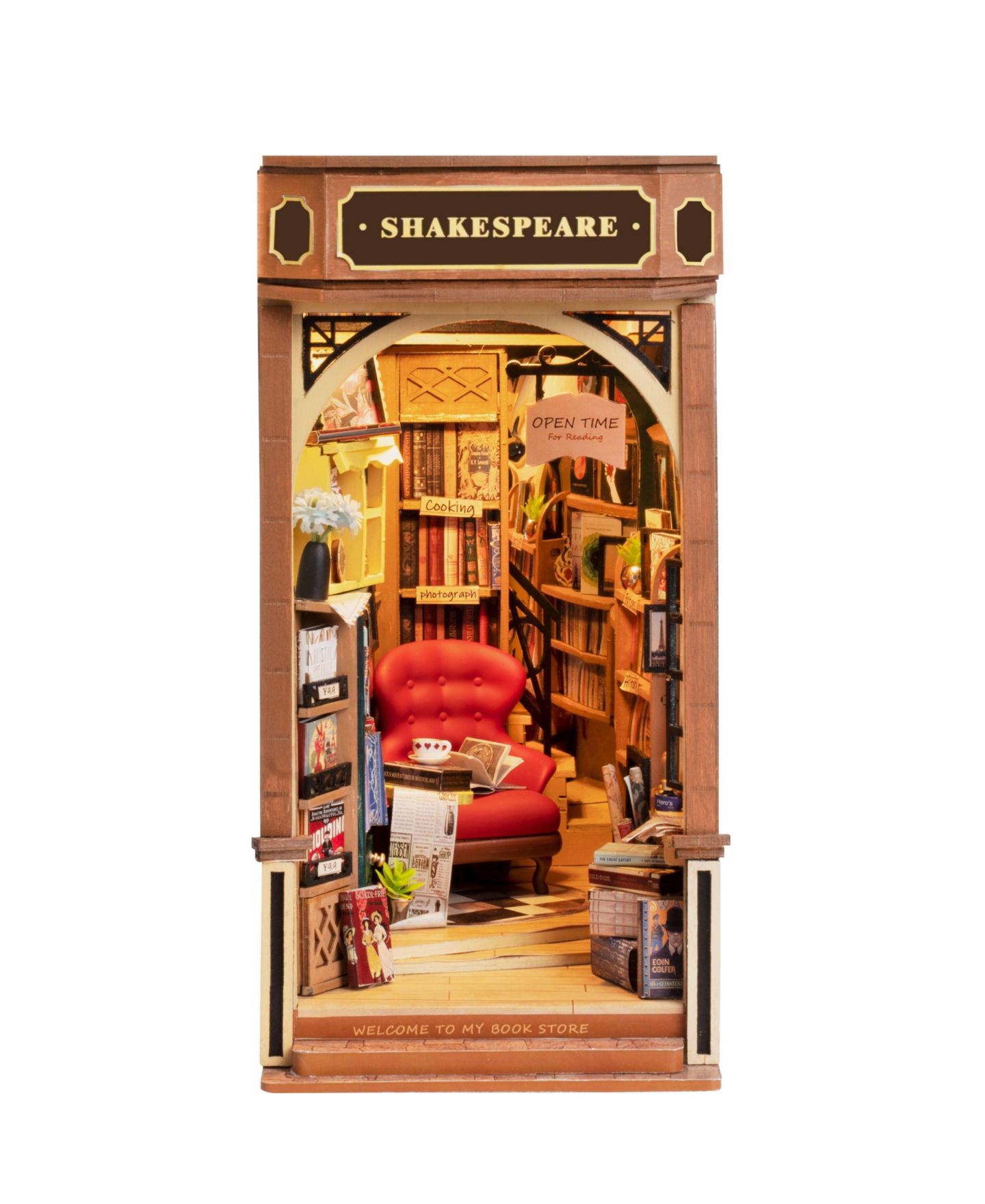 Детский конструктор Flash Popup Shakespeare's Bookstore 194-Piece Building Set, Ages 14 & Up — фото 1