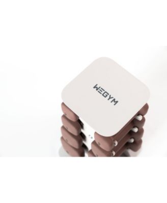 SafeGrip Dumbbells Lower Set with Light Rack - 2, 3, 5, 8lbs