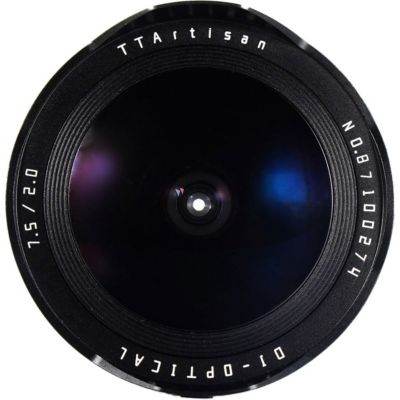 7.5mm f/2 Fisheye Lens for Fujifilm X, Black