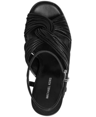 Michael Kors ☆ Alessia プラットフォーム サンダル Amazon.com | Michael Kors Women's Alessia Platform Sandal