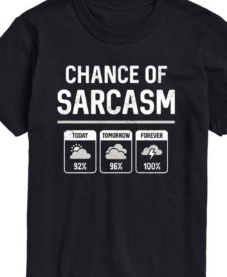 Men's Chance of Sarcasm Short Sleeve T-Shirt