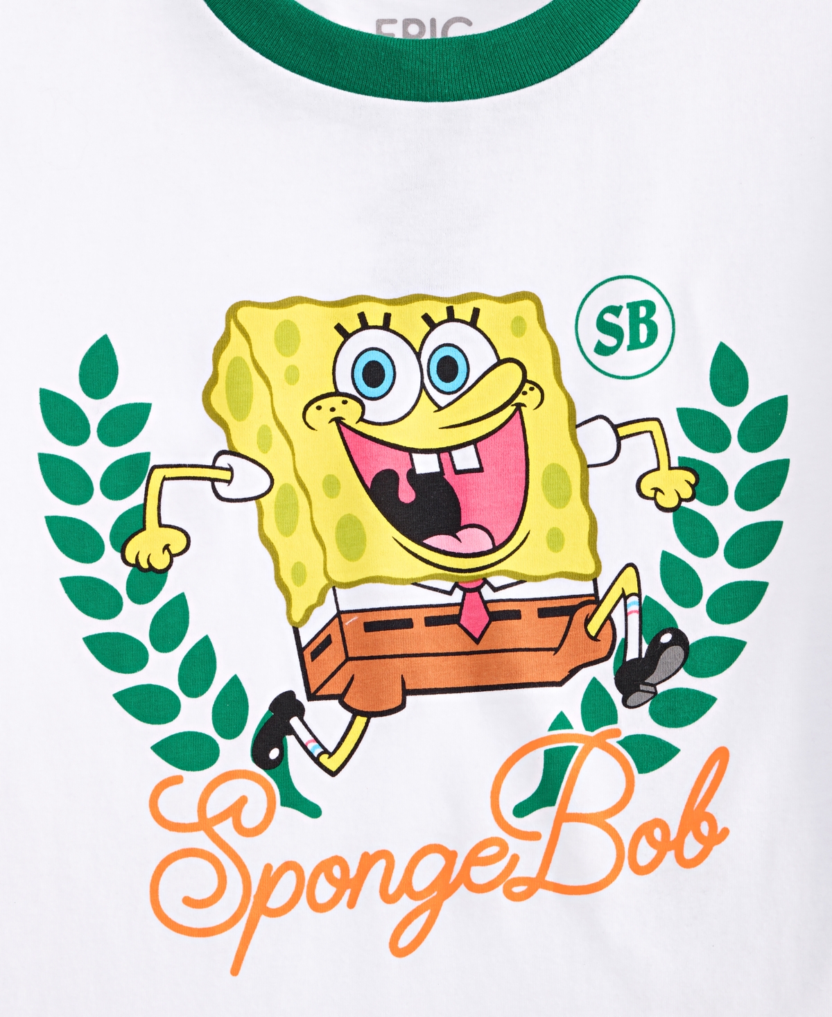Epic Threads Little & Big Boys Spongebob Ringer T-shirt, Exclusively At Macy's