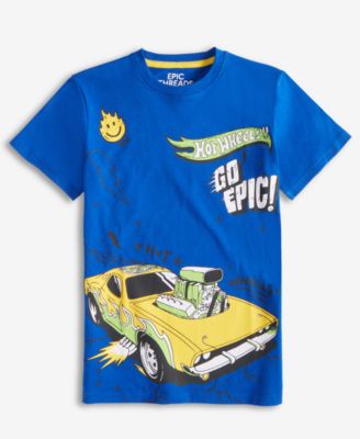 Little & Big Boys Hot Wheels T-Shirt, Exclusively at Macy's