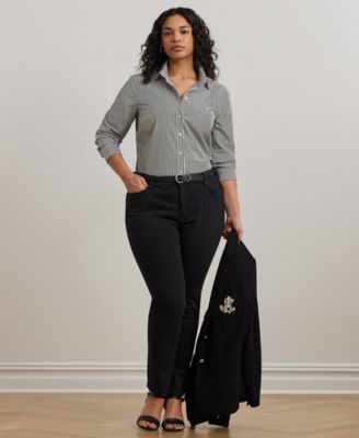 Plus-Size Easy Care Cotton Shirt